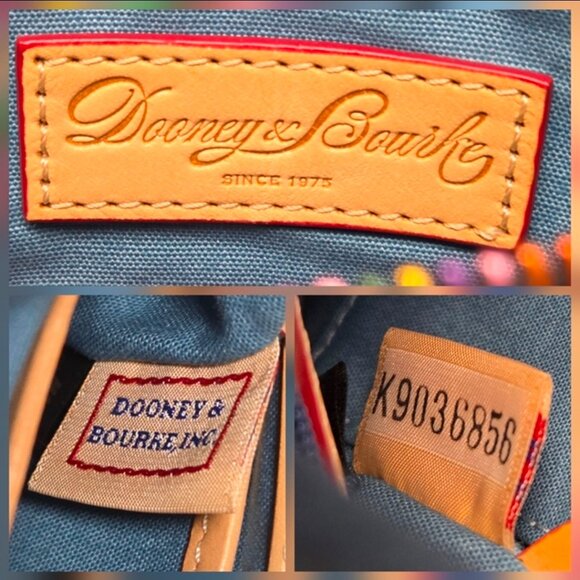 Authentic Dooney & Bourke Grafica Retro Multicolor Crossbody - PRICE IS FIRM - Picture 3 of 12